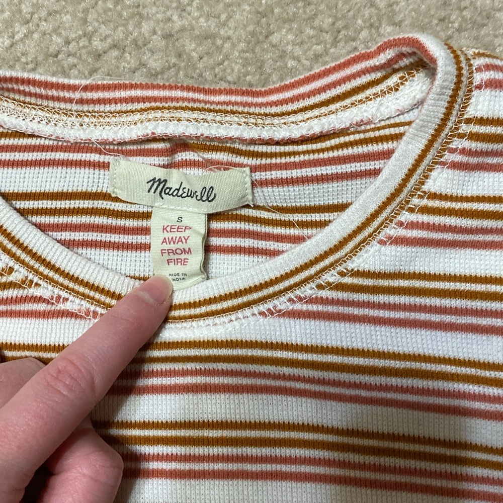Madewell Honeycomb Kasson Stripe pajama set - Picture 8 of 10